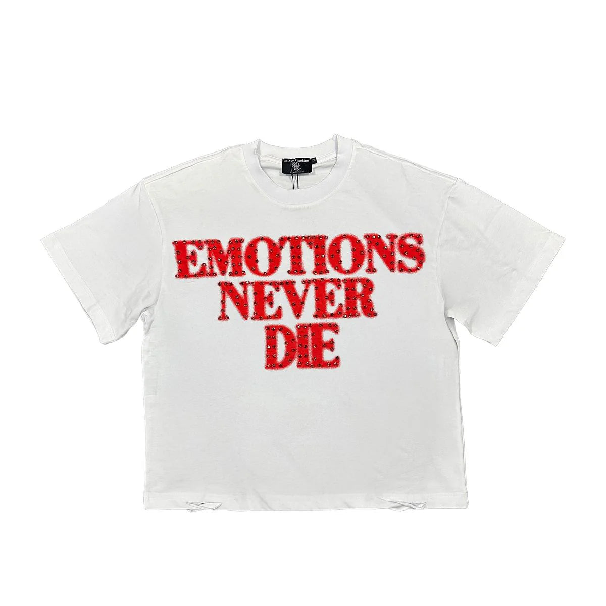 Emotions Never Die Red Statement T-Shirt