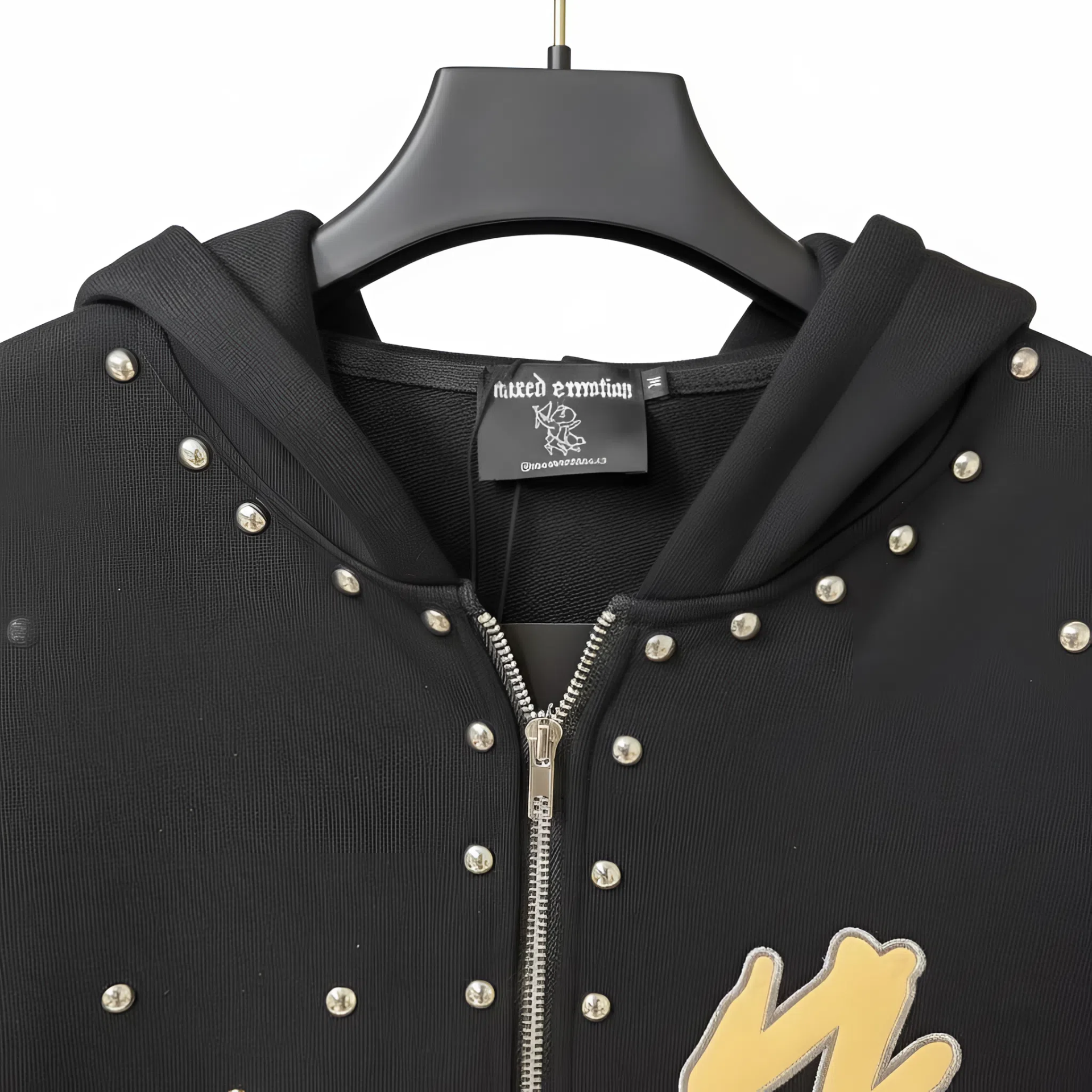 Emotional Hoodie by Unwanted Studios – Black & Gold Edition