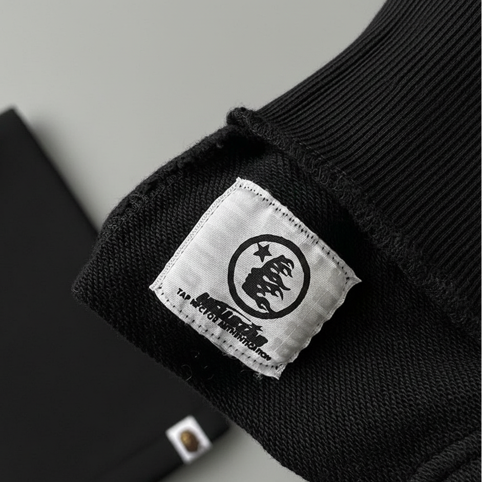 Hellstar™ Black Zip-Up Hoodie