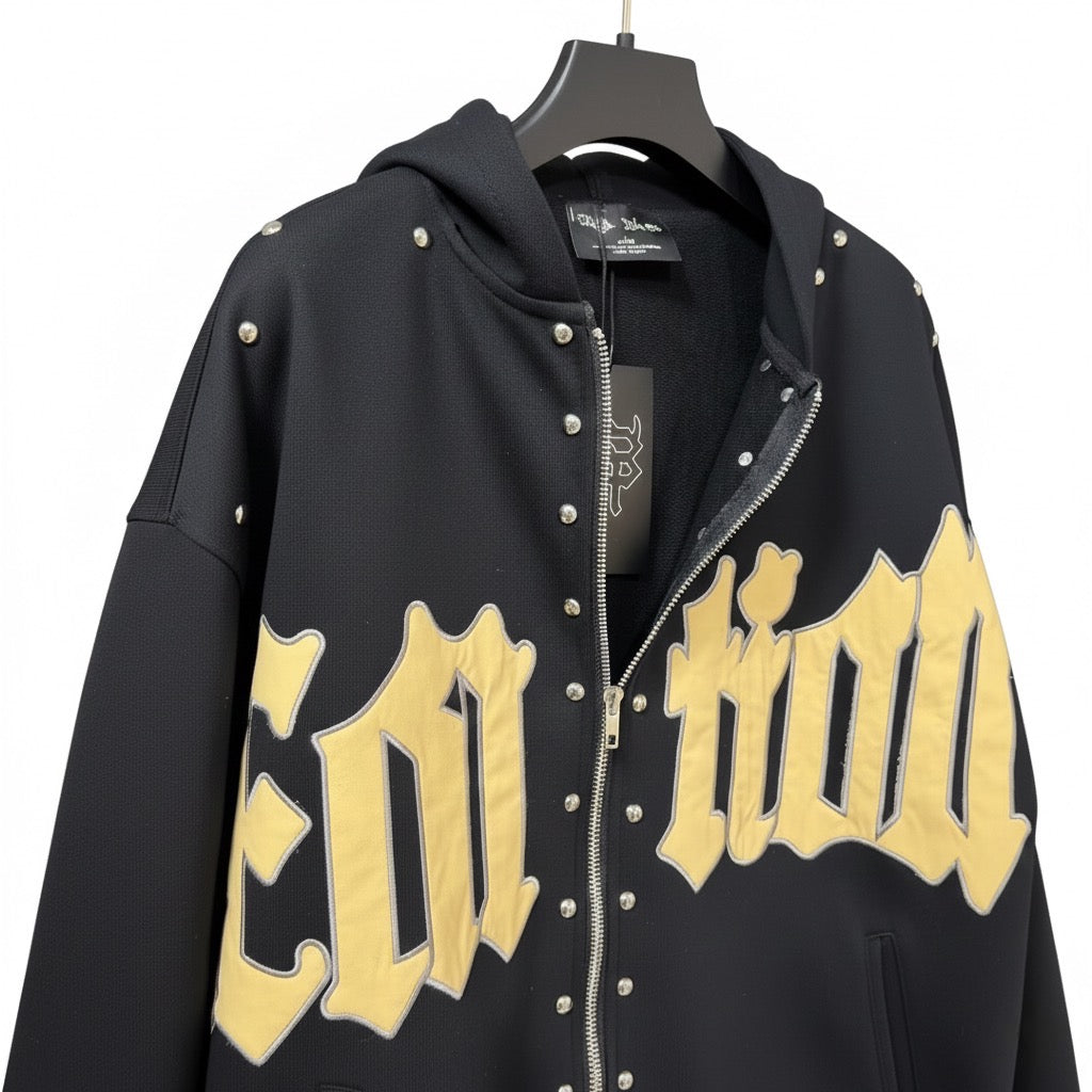 Emotional Hoodie by Unwanted Studios – Black & Gold Edition