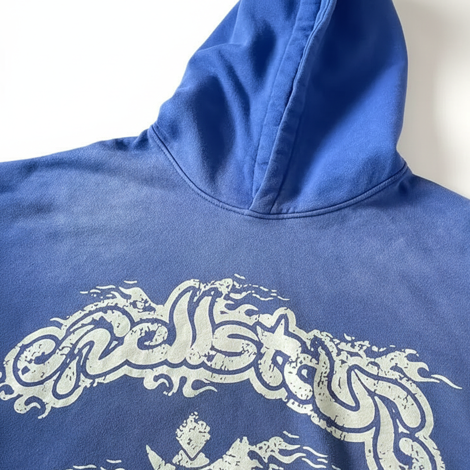 Hellstar Blue Graphic Hoodie – Premium Streetwear Essential