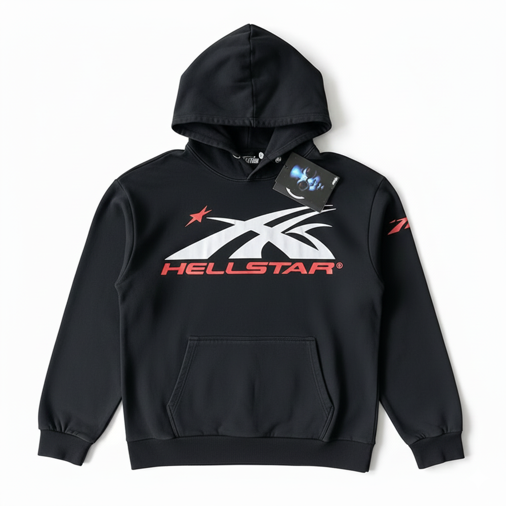 Hellstar Black Graphic Hoodie – Premium Streetwear Edition